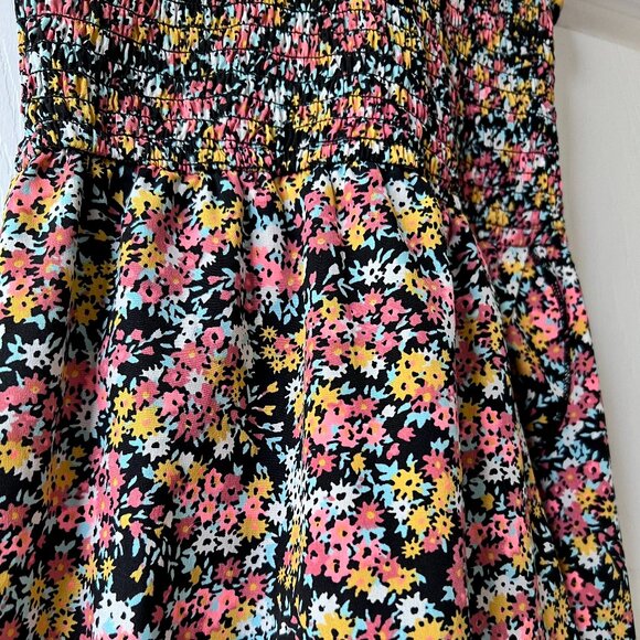 Girls Floral Short Romper with Faux Wrap Skirt EUC (size 10) - Picture 4 of 8